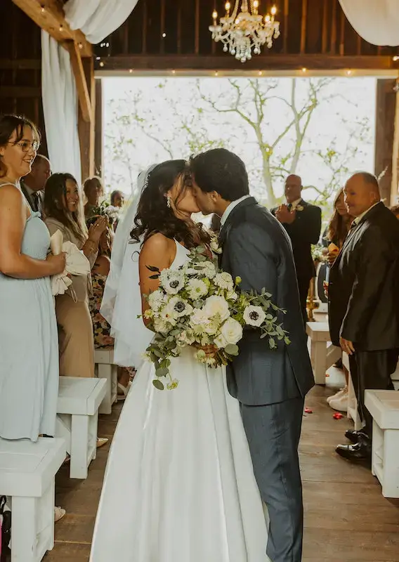 Real Poppy wedding — Ashley + Denver at Bell Tower Falls