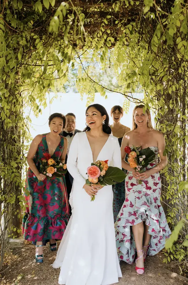 Real Poppy wedding — Laura + James at Lady Bird Johnson Wildflower Center