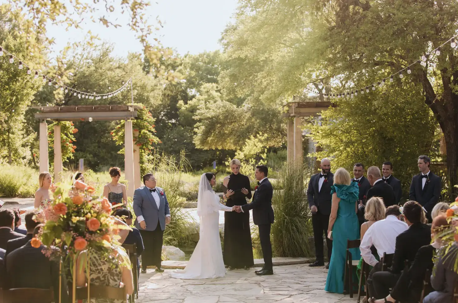 Real Poppy wedding — Laura + James at Lady Bird Johnson Wildflower Center