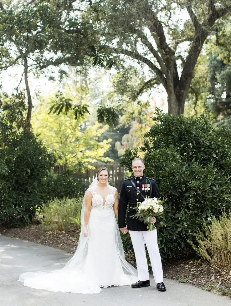 Real Poppy wedding — Carly + Grant at Flower Farm Inn