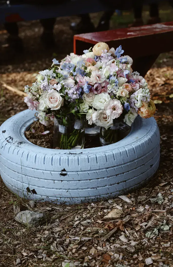 Real Poppy wedding — Eliana + Avi at Camp Ramah