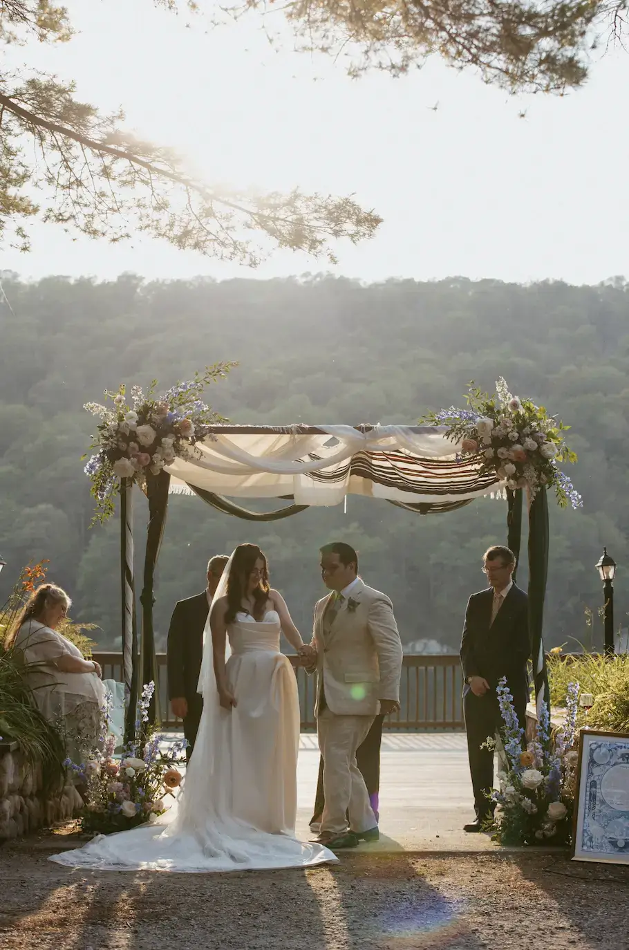 Real Poppy wedding — Eliana + Avi at Camp Ramah