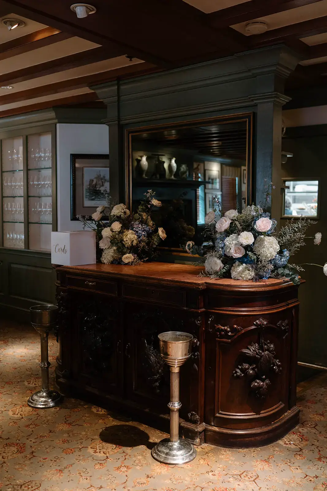 Real Poppy wedding — Lauren + Chris at 1789 Restaurant