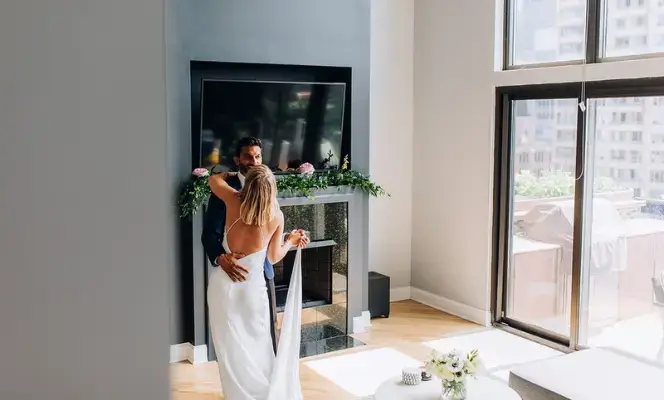 Real Poppy wedding — Brittany + Shawn