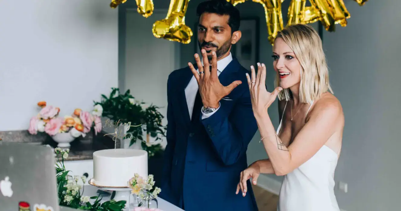 Real Poppy wedding — Brittany + Shawn