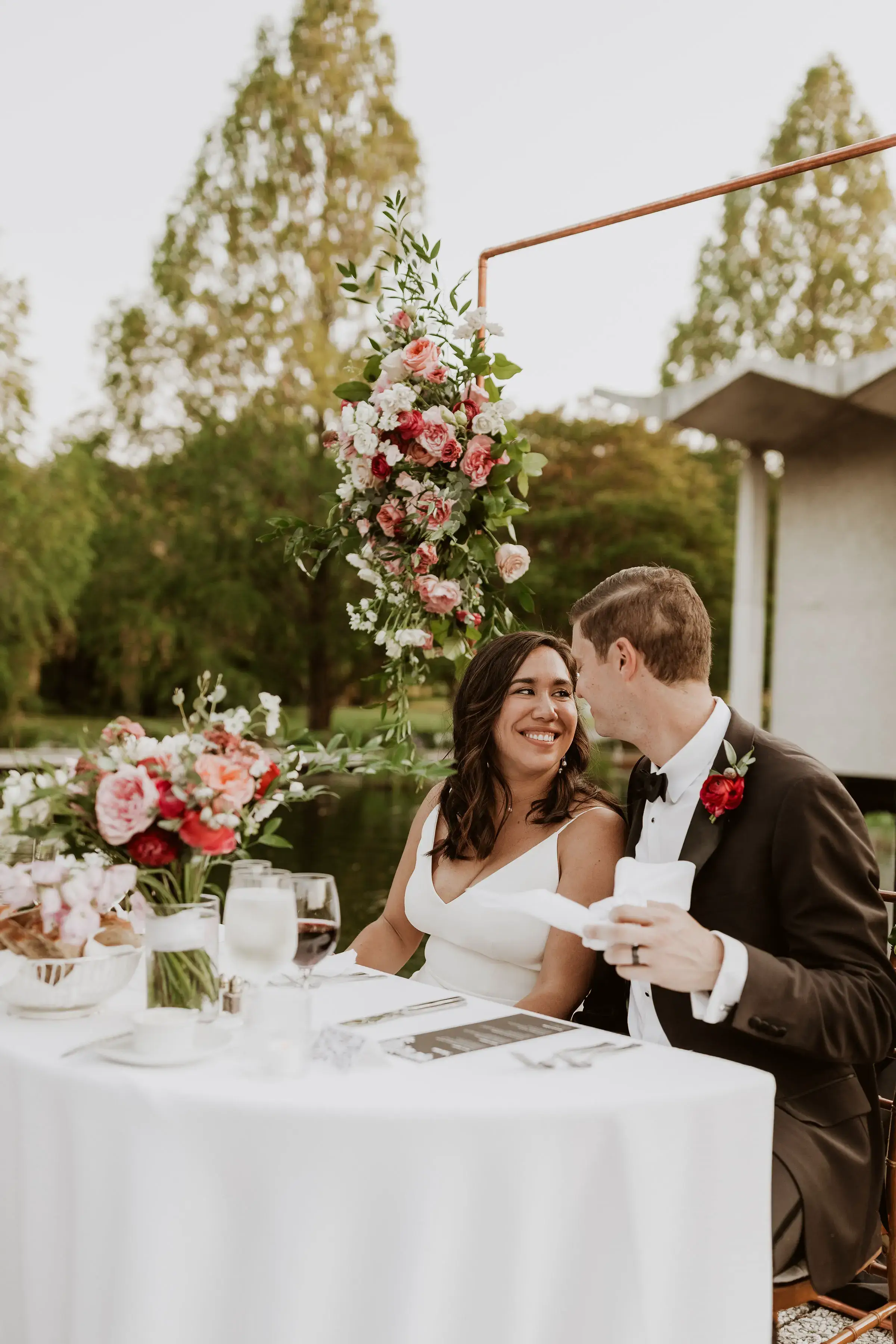Real Poppy wedding — Sarah + Bruce at National Arboretum matt
