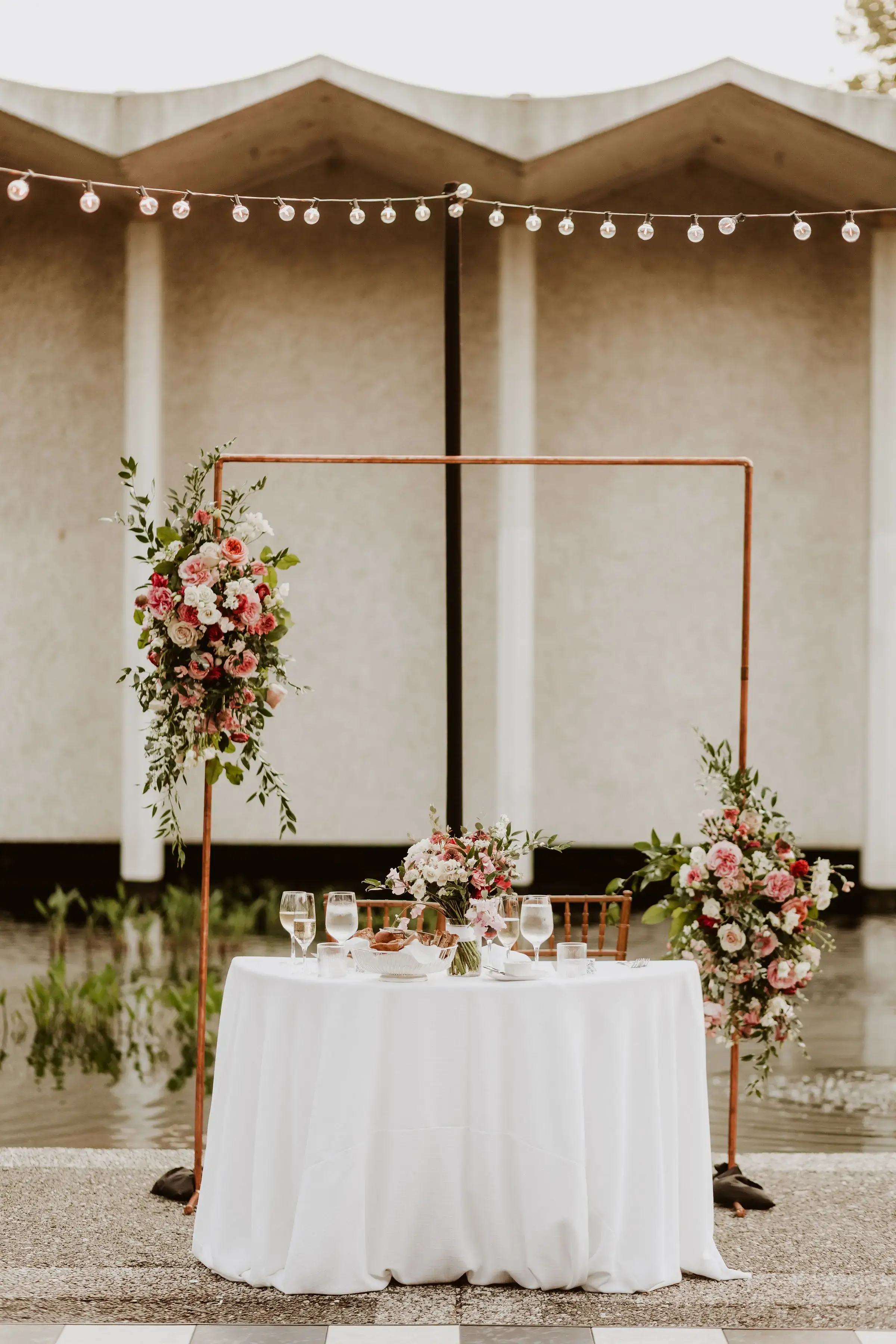 Real Poppy wedding — Sarah + Bruce at National Arboretum matt