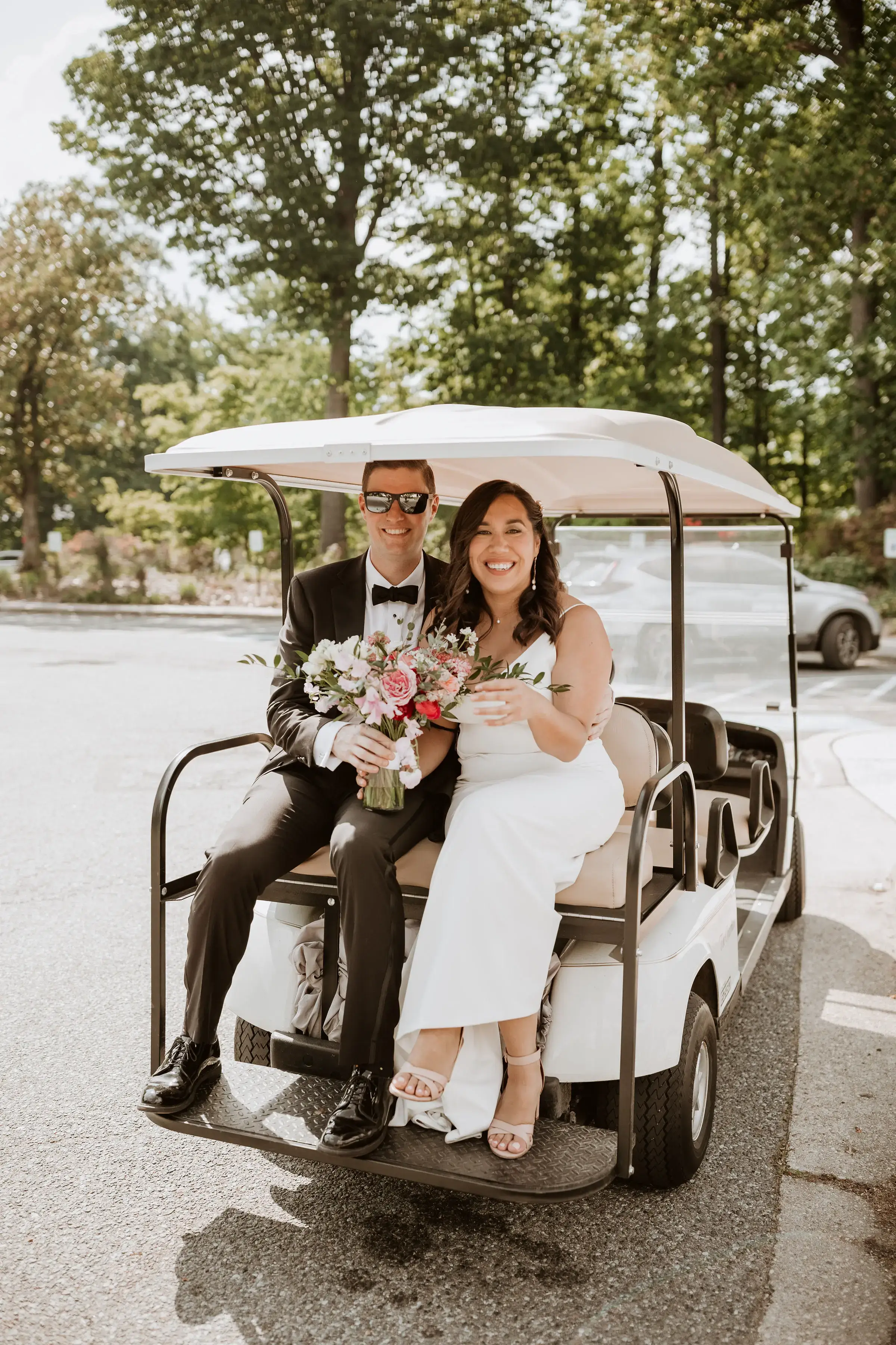 Real Poppy wedding — Sarah + Bruce at National Arboretum matt