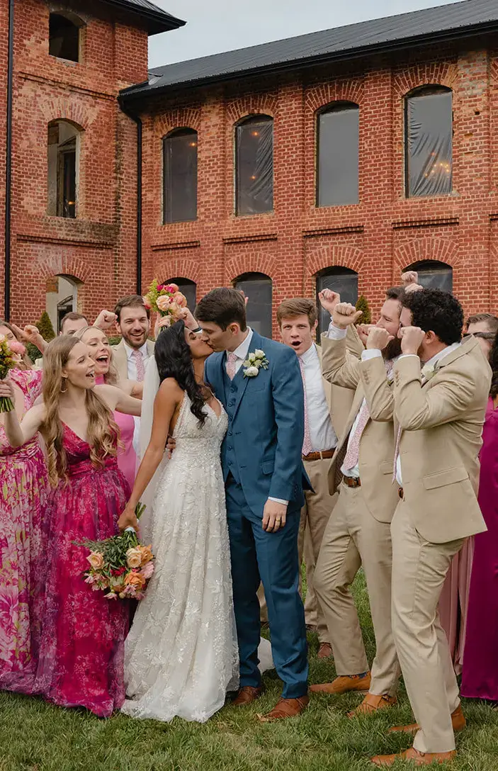 Real Poppy wedding — Chandra + Jonathan at The Providence Cotton Mill