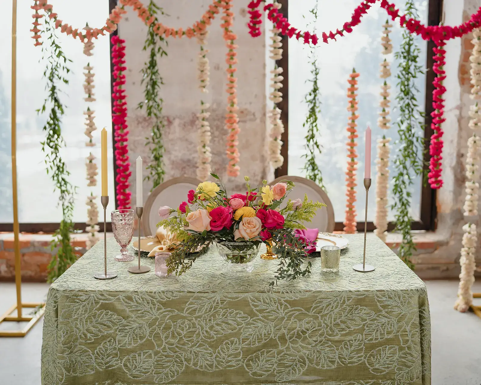 Real Poppy wedding — Chandra + Jonathan at The Providence Cotton Mill