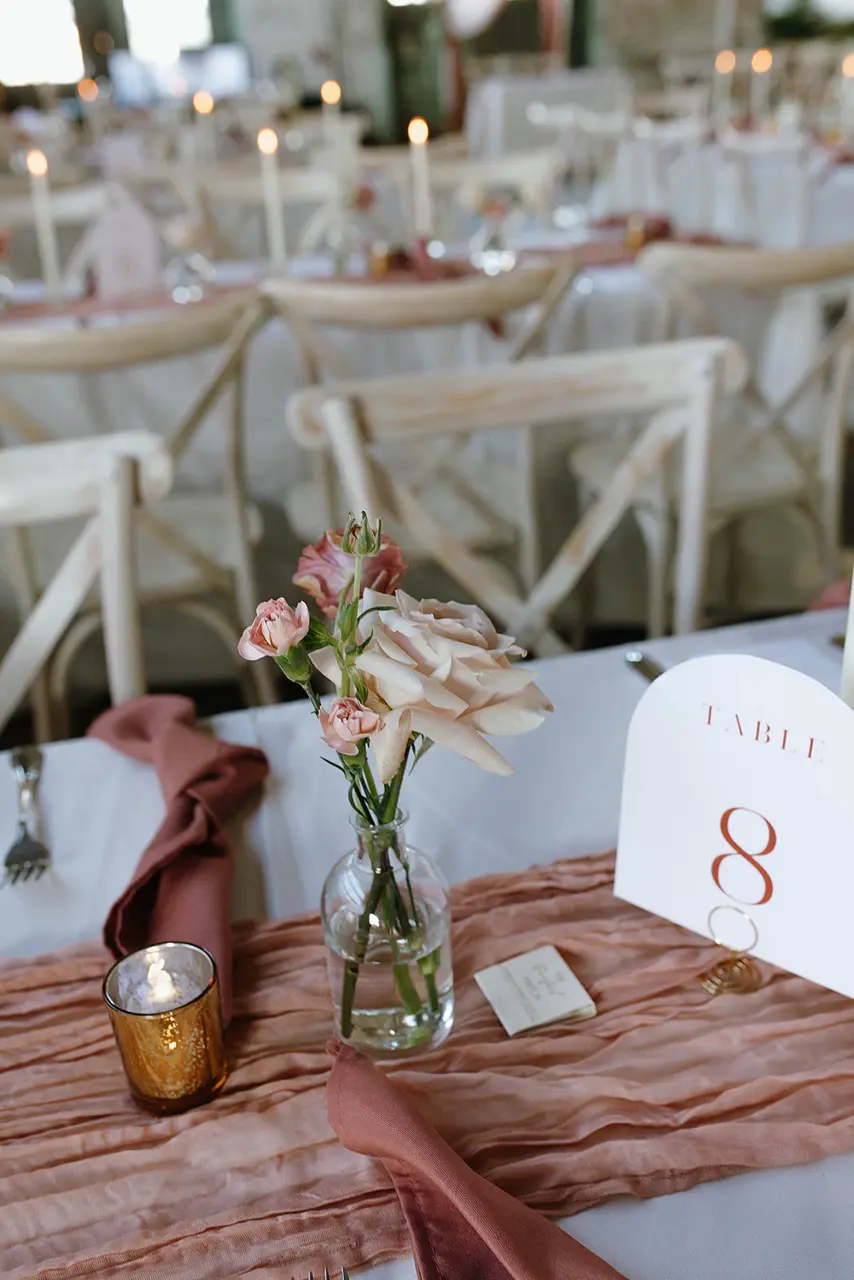 Real Poppy wedding — Kayla + Giovanni at The Arsenal