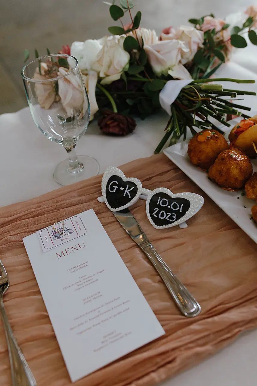 Real Poppy wedding — Kayla + Giovanni at The Arsenal