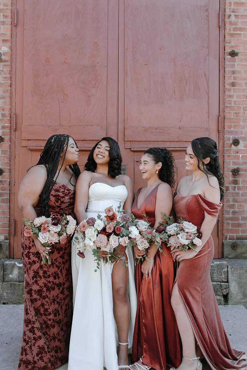 Real Poppy wedding — Kayla + Giovanni at The Arsenal