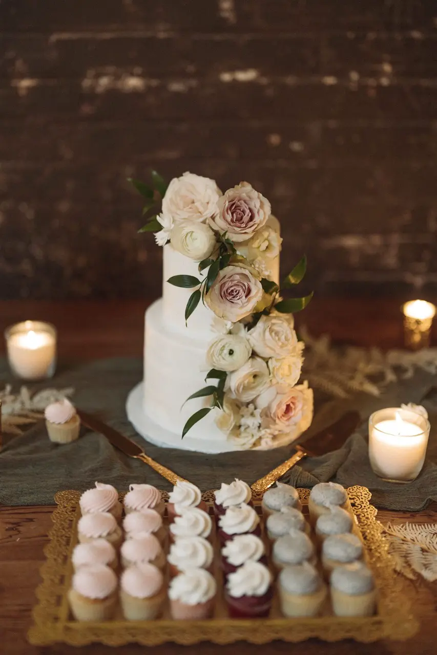 Real Poppy wedding — Annie + Austen at Brake & Clutch Warehouse