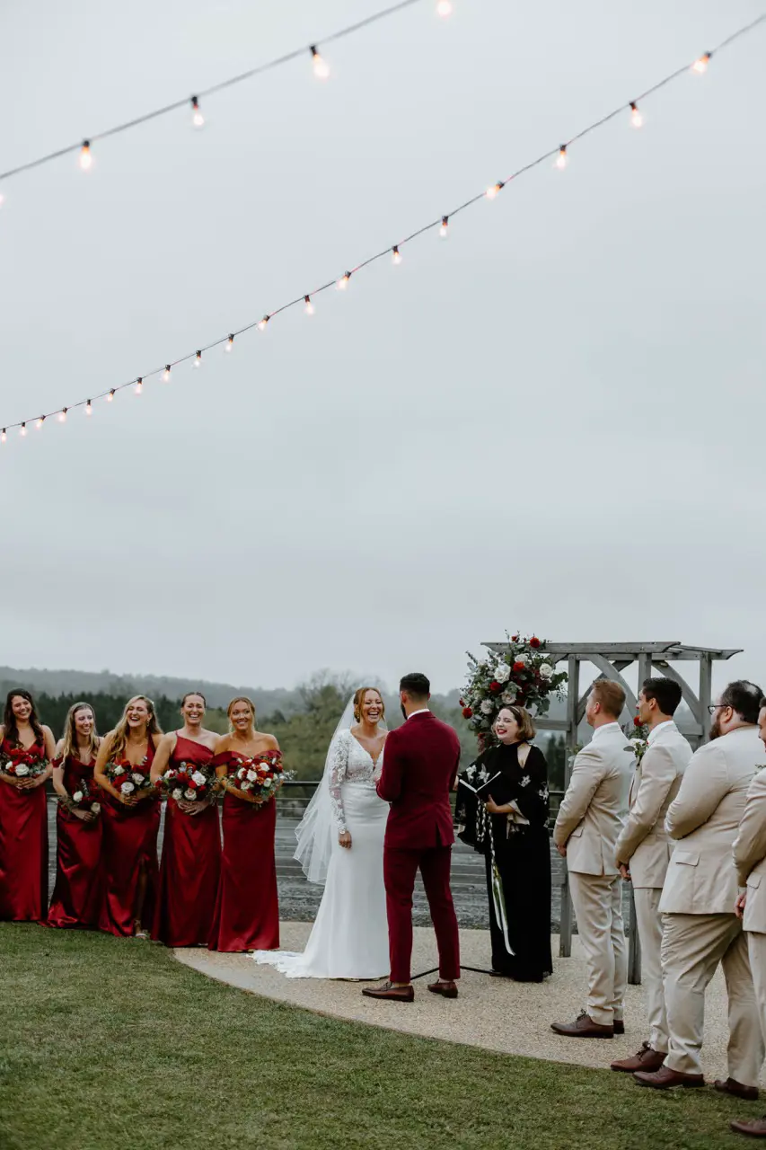Real Poppy wedding — Moira + Ryan at Blue Valley Vineyard and Winery