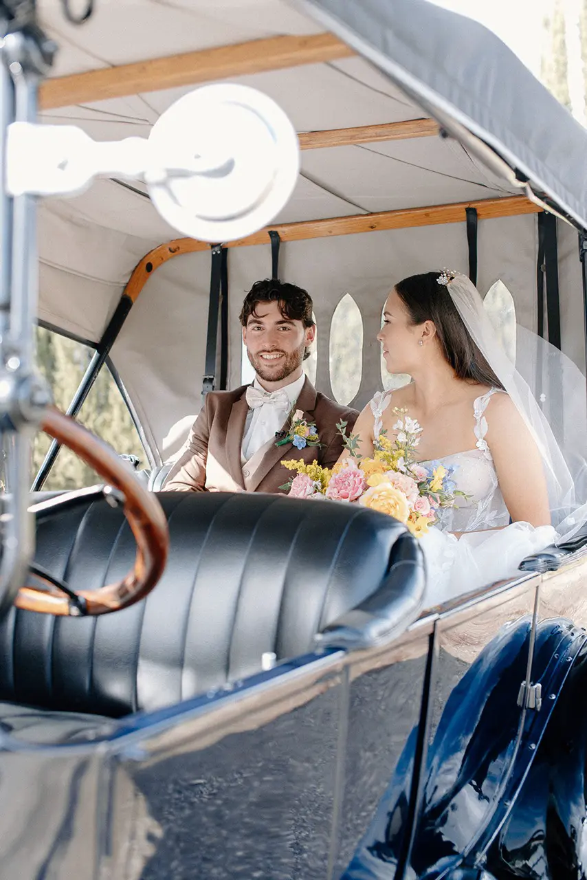 Real Poppy wedding — Madi + Evan at Commencing Camarena