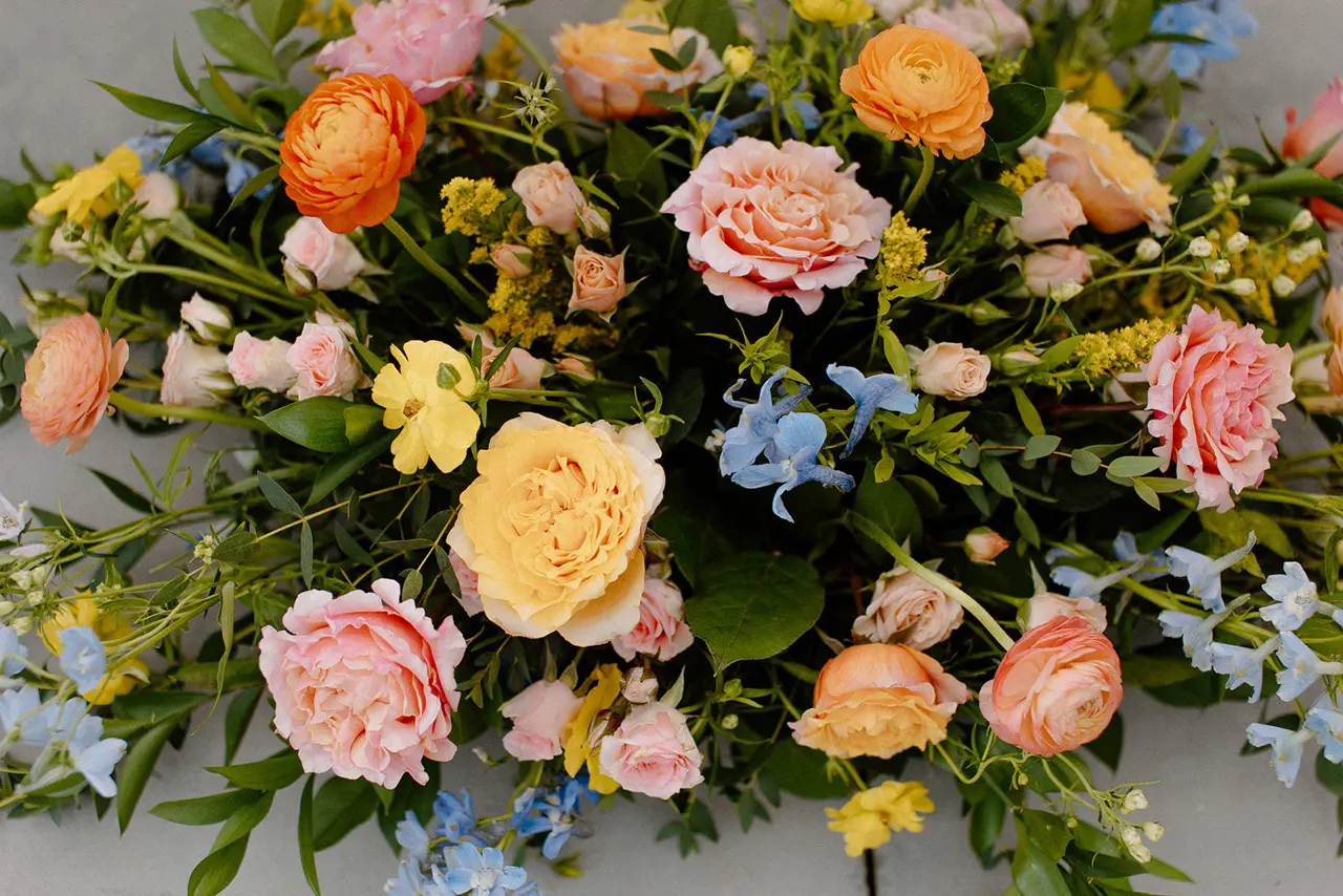 Real Poppy wedding — Madi + Evan at Commencing Camarena