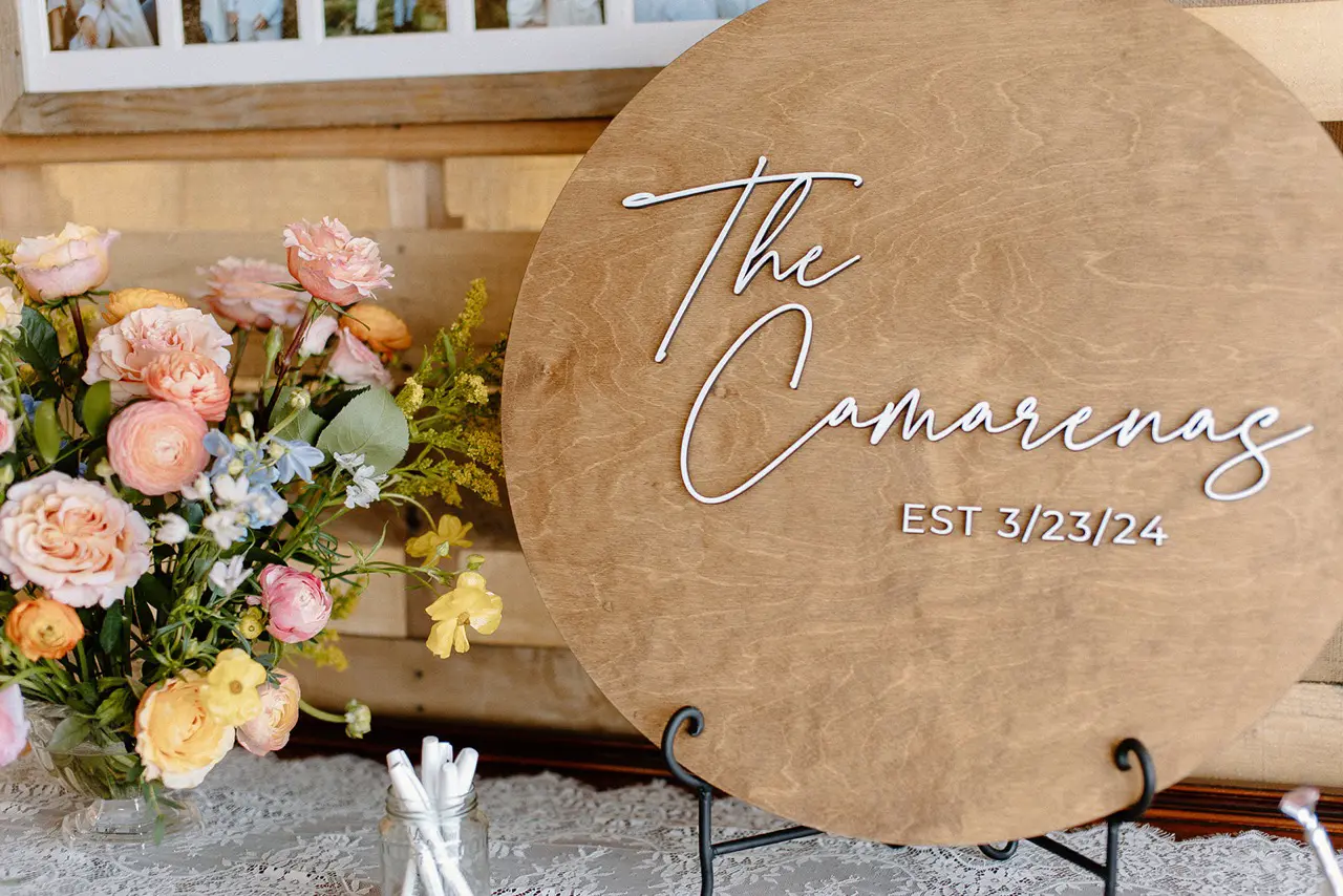 Real Poppy wedding — Madi + Evan at Commencing Camarena