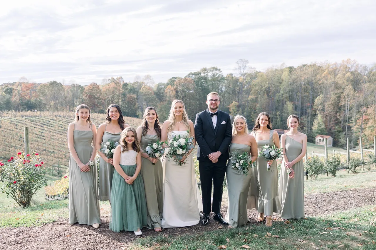 Real Poppy wedding — Julia + Justin at Potomac Point Winery