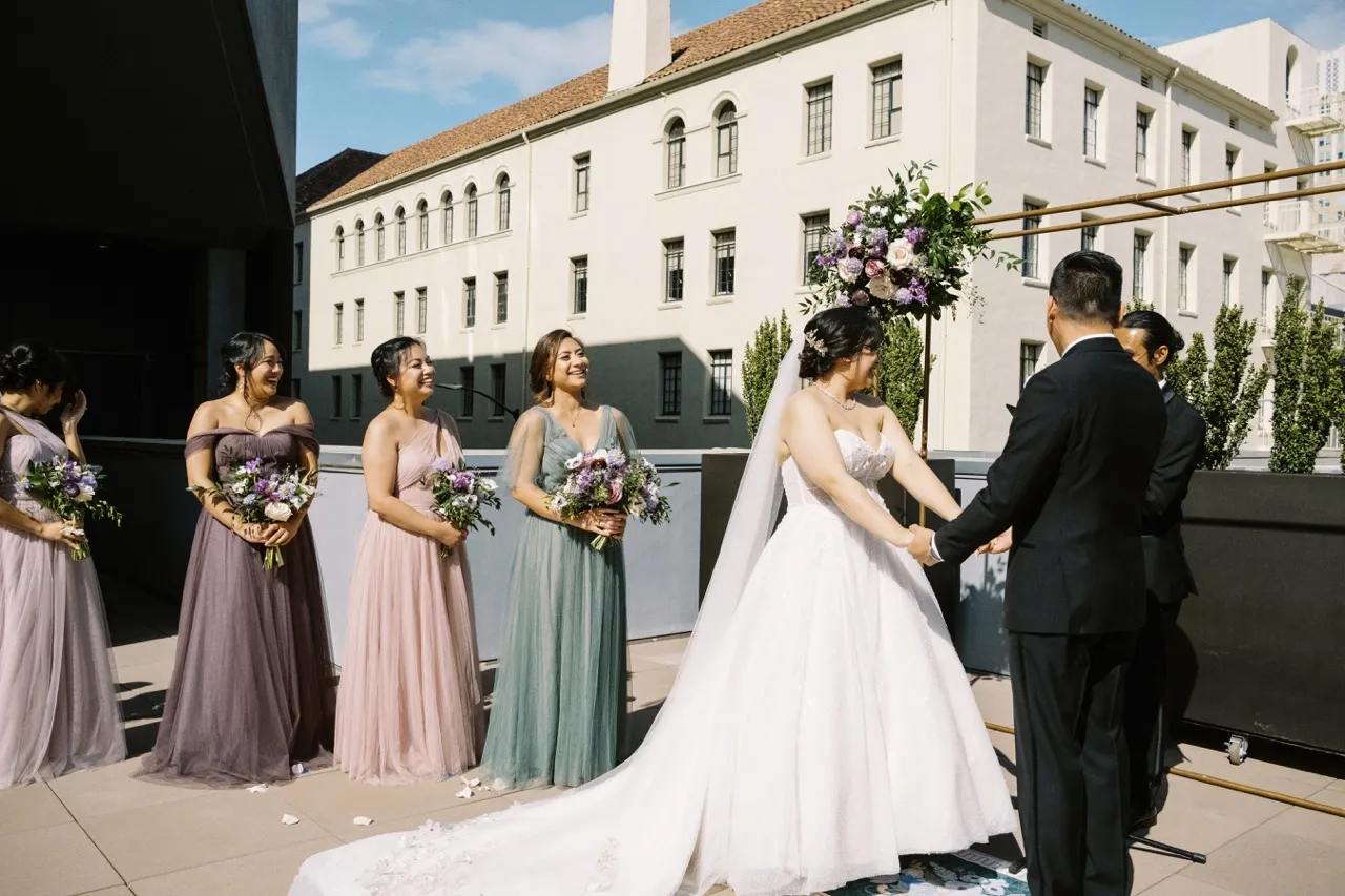 Real Poppy wedding — Cherie + Wes at Sawyer Hotel