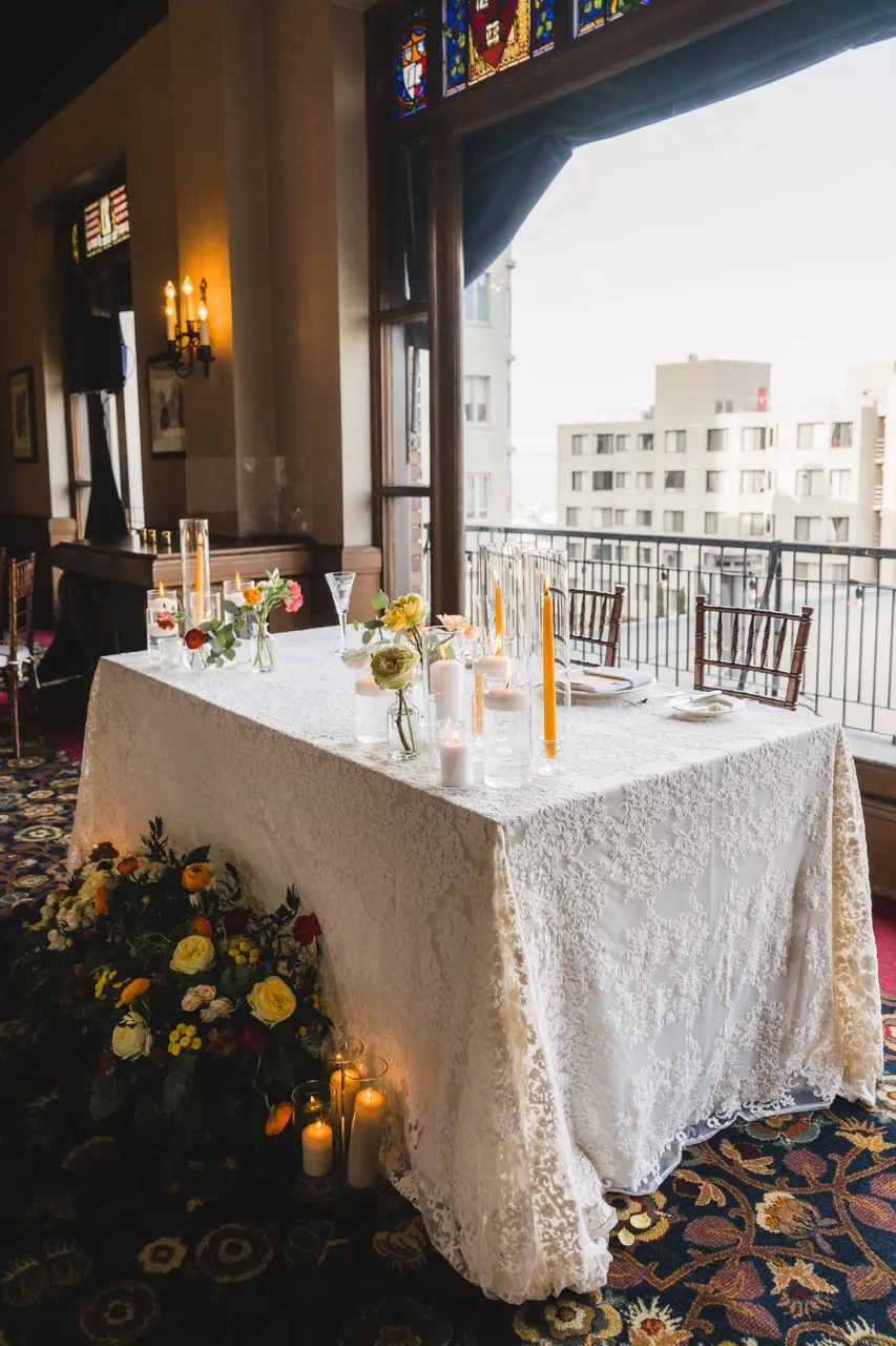 Real Poppy wedding — Laura + Matt at University Club of San Francisco