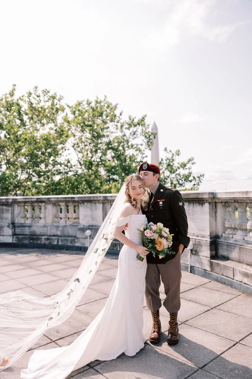 Real Poppy wedding — Emmalyn + Andrew at Daughters of the American Revolution Memorial Continental Hall