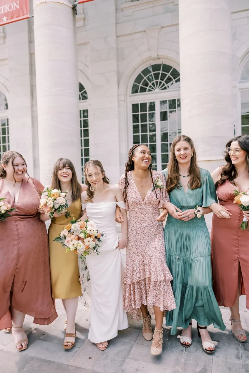 Real Poppy wedding — Emmalyn + Andrew at Daughters of the American Revolution Memorial Continental Hall