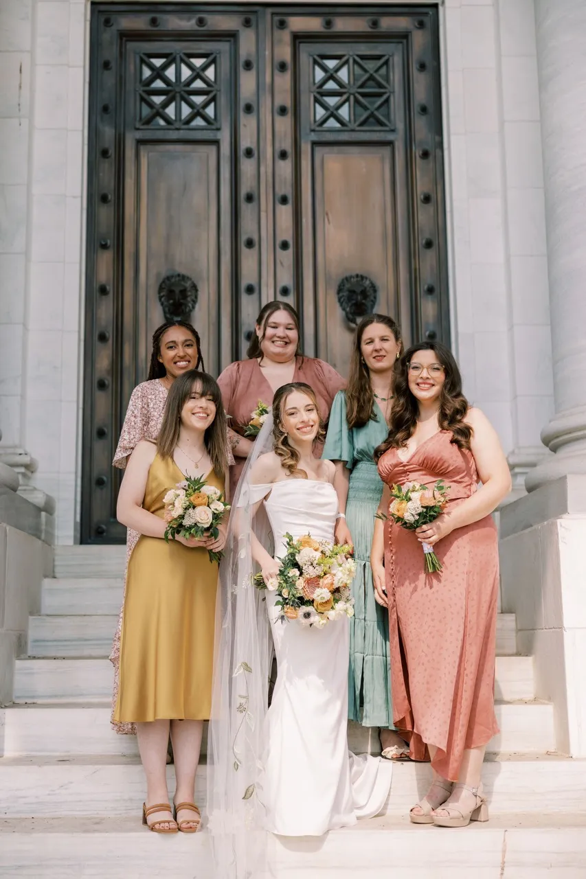 Real Poppy wedding — Emmalyn + Andrew at Daughters of the American Revolution Memorial Continental Hall