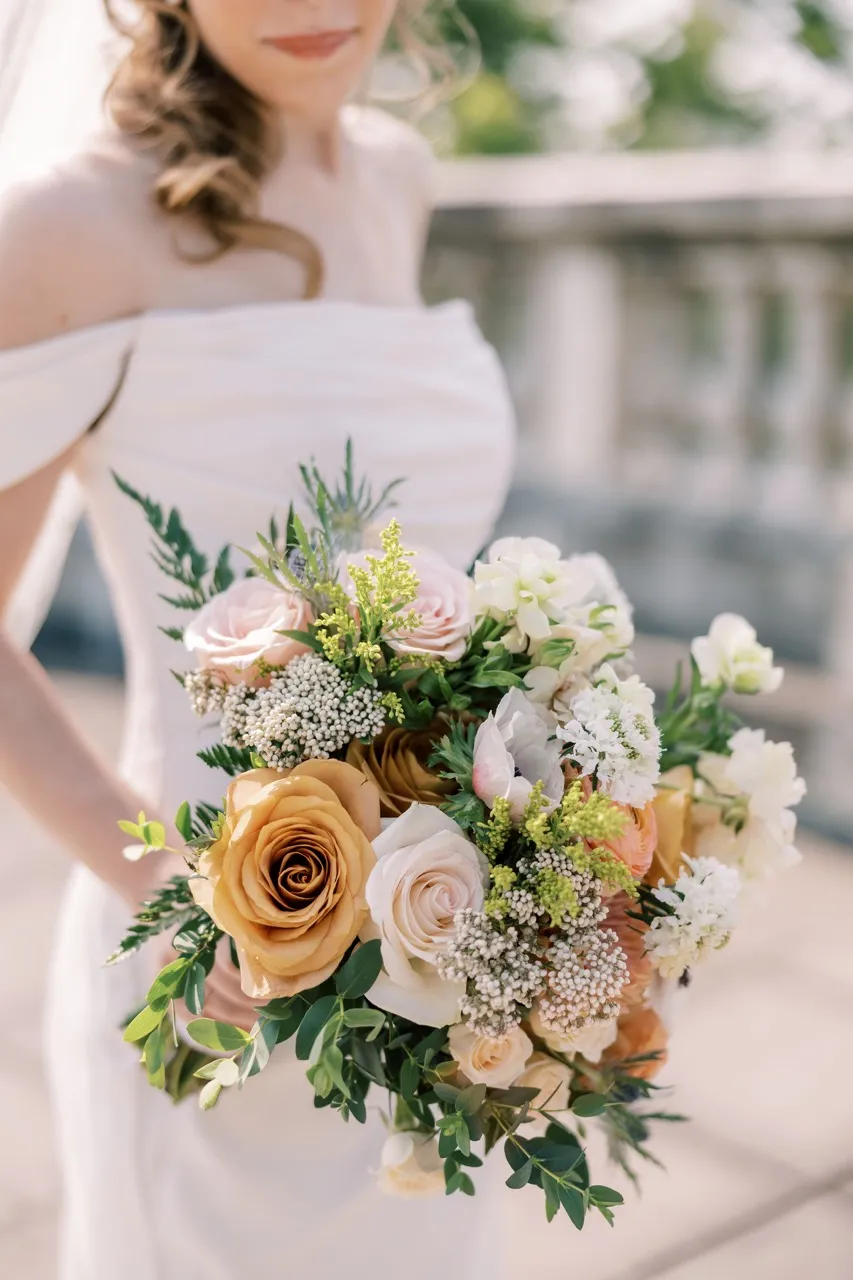 Real Poppy wedding — Emmalyn + Andrew at Daughters of the American Revolution Memorial Continental Hall