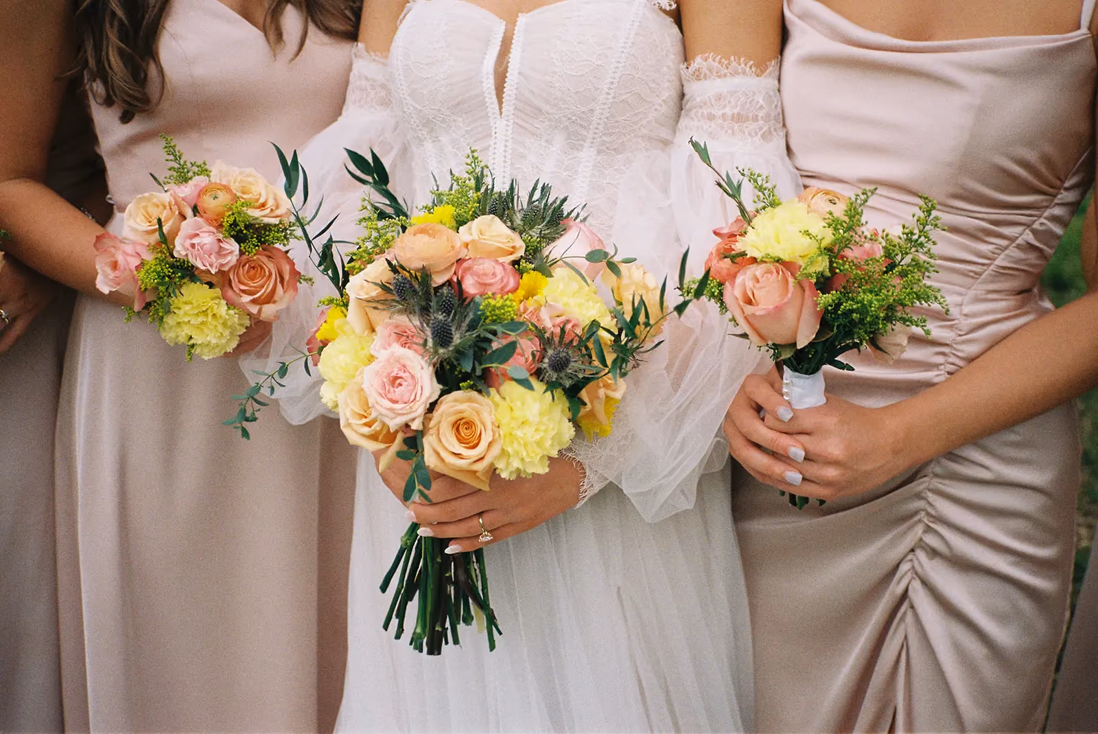 citrus wedding flowers + Birmingham Alabama