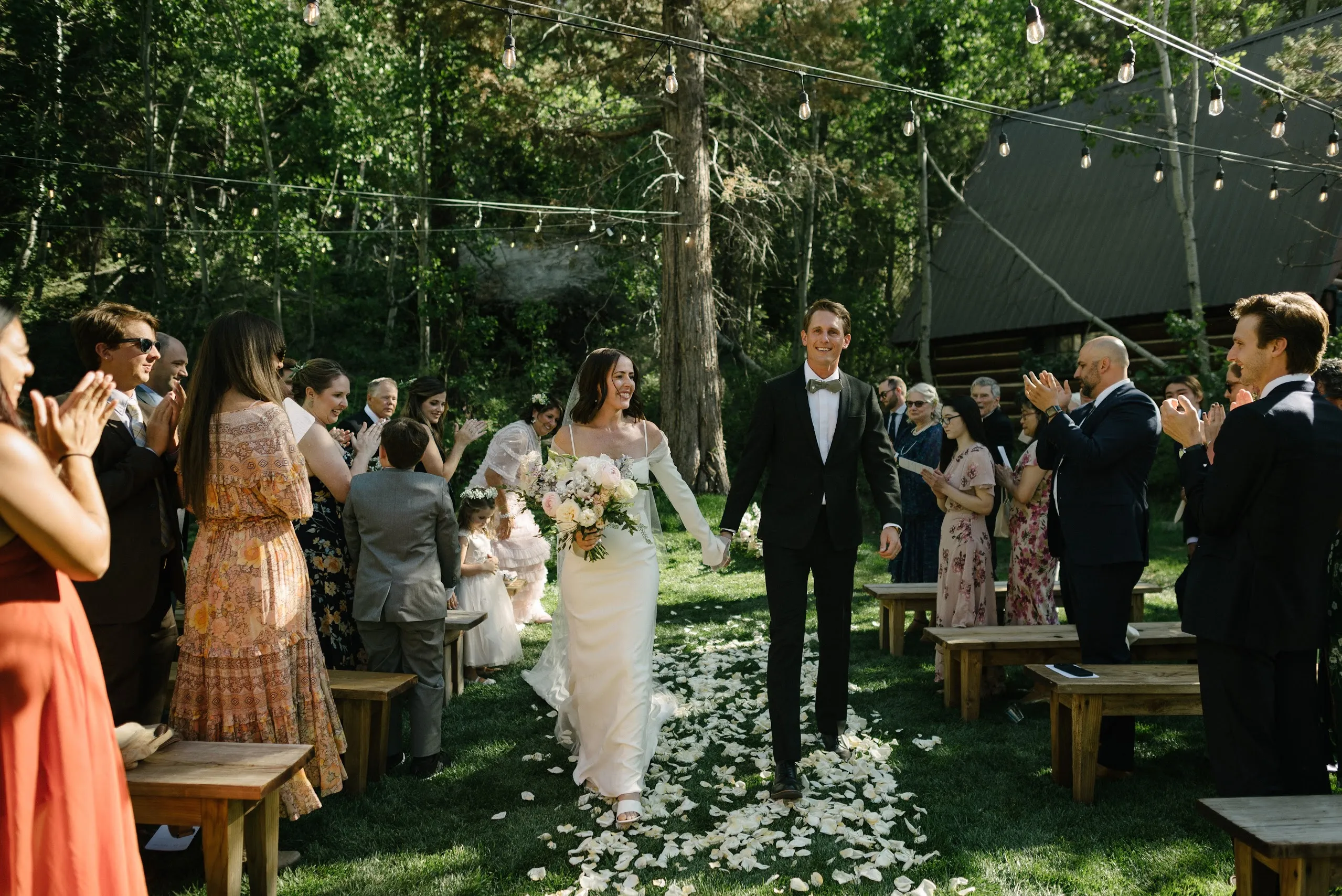 Real Poppy wedding — Kenna + Zachary at Desolation Resort Hope Valley