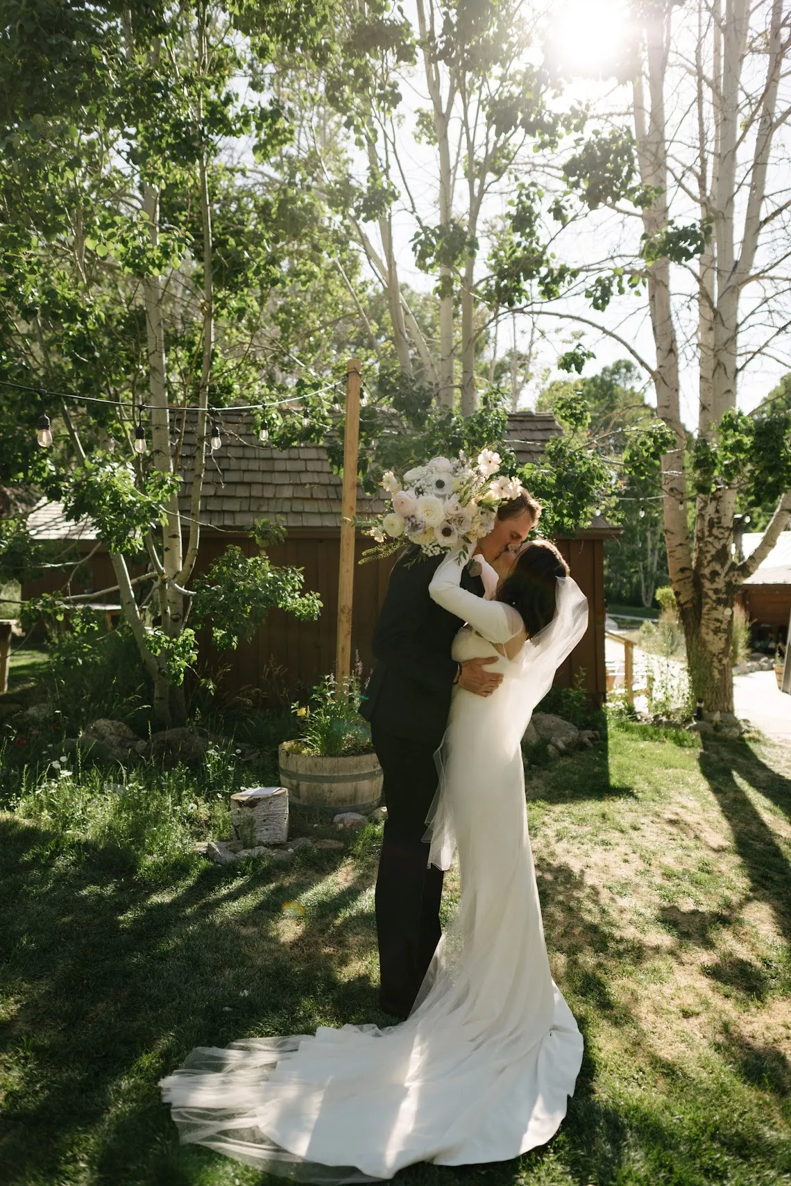 Real Poppy wedding — Kenna + Zachary at Desolation Resort Hope Valley