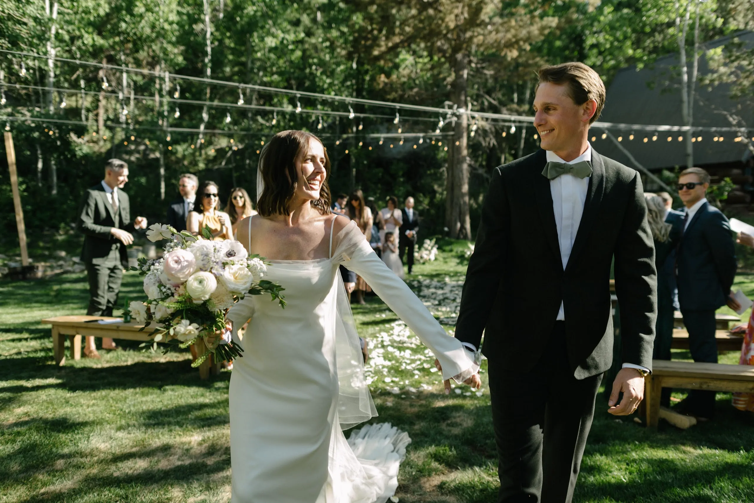 Real Poppy wedding — Kenna + Zachary at Desolation Resort Hope Valley