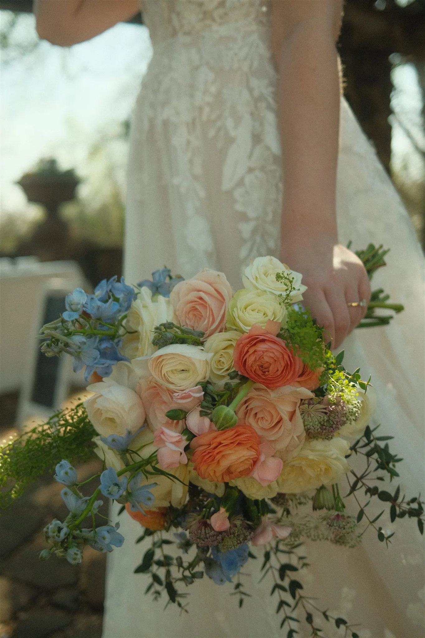 Real Poppy wedding — Megan + Sam at Weston Gardens