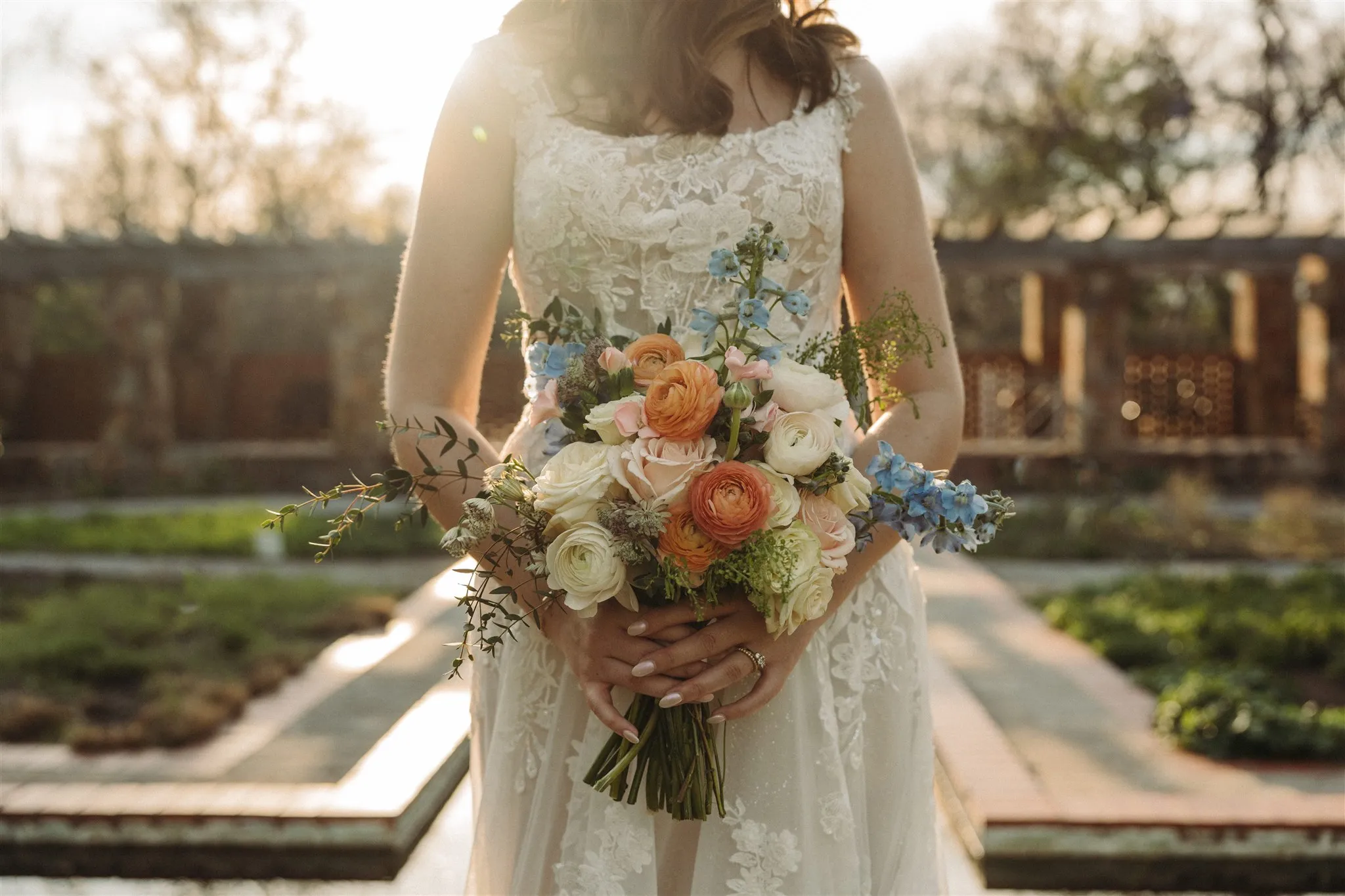 Real Poppy wedding — Megan + Sam at Weston Gardens