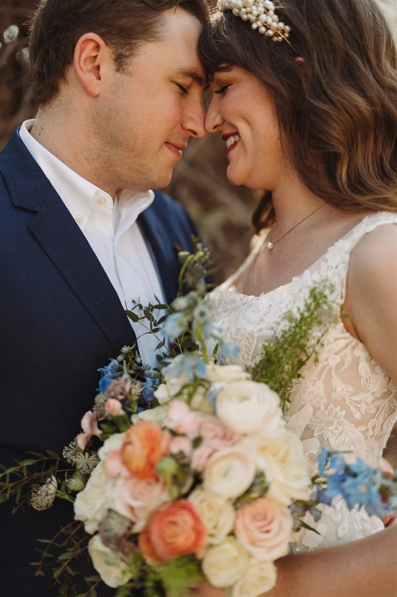 Real Poppy wedding — Megan + Sam at Weston Gardens