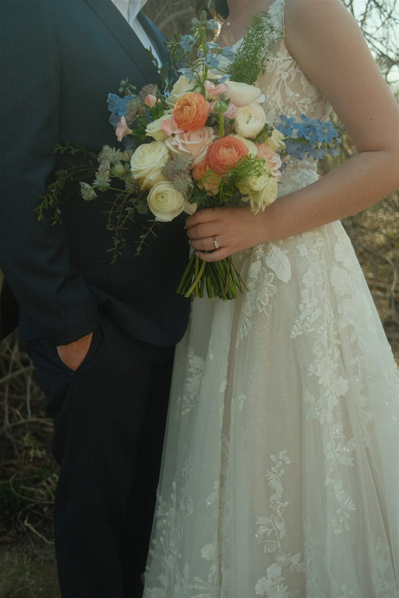 Real Poppy wedding — Megan + Sam at Weston Gardens