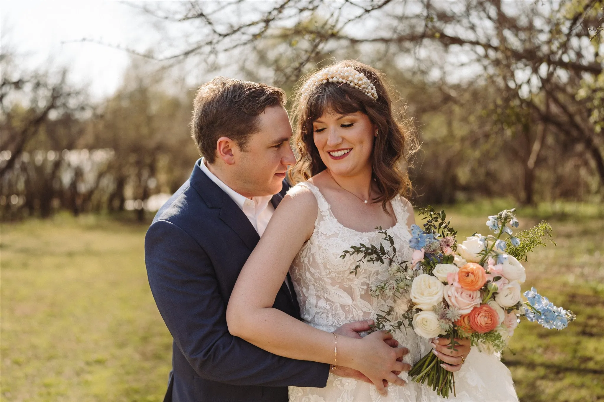 Real Poppy wedding — Megan + Sam at Weston Gardens