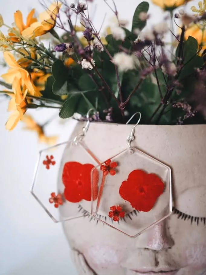 Repurposing wedding flowers as jewelry