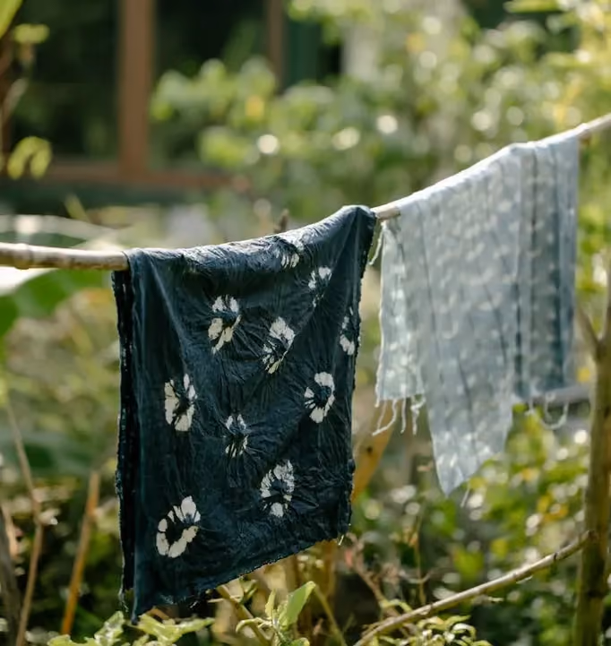 Producing natural dyes from wedding flowers