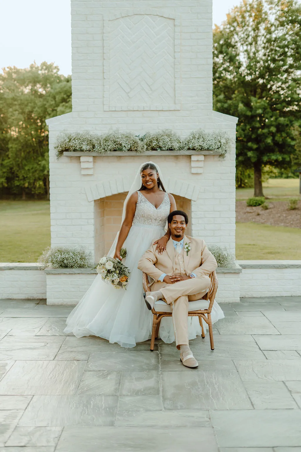 Real Poppy wedding — Nafeesah + Jonathan at Daniels Ridge
