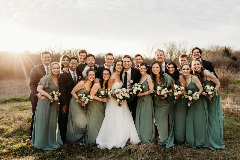 Real Poppy wedding — Ellie + Chris at Trinity River Audubon Center
