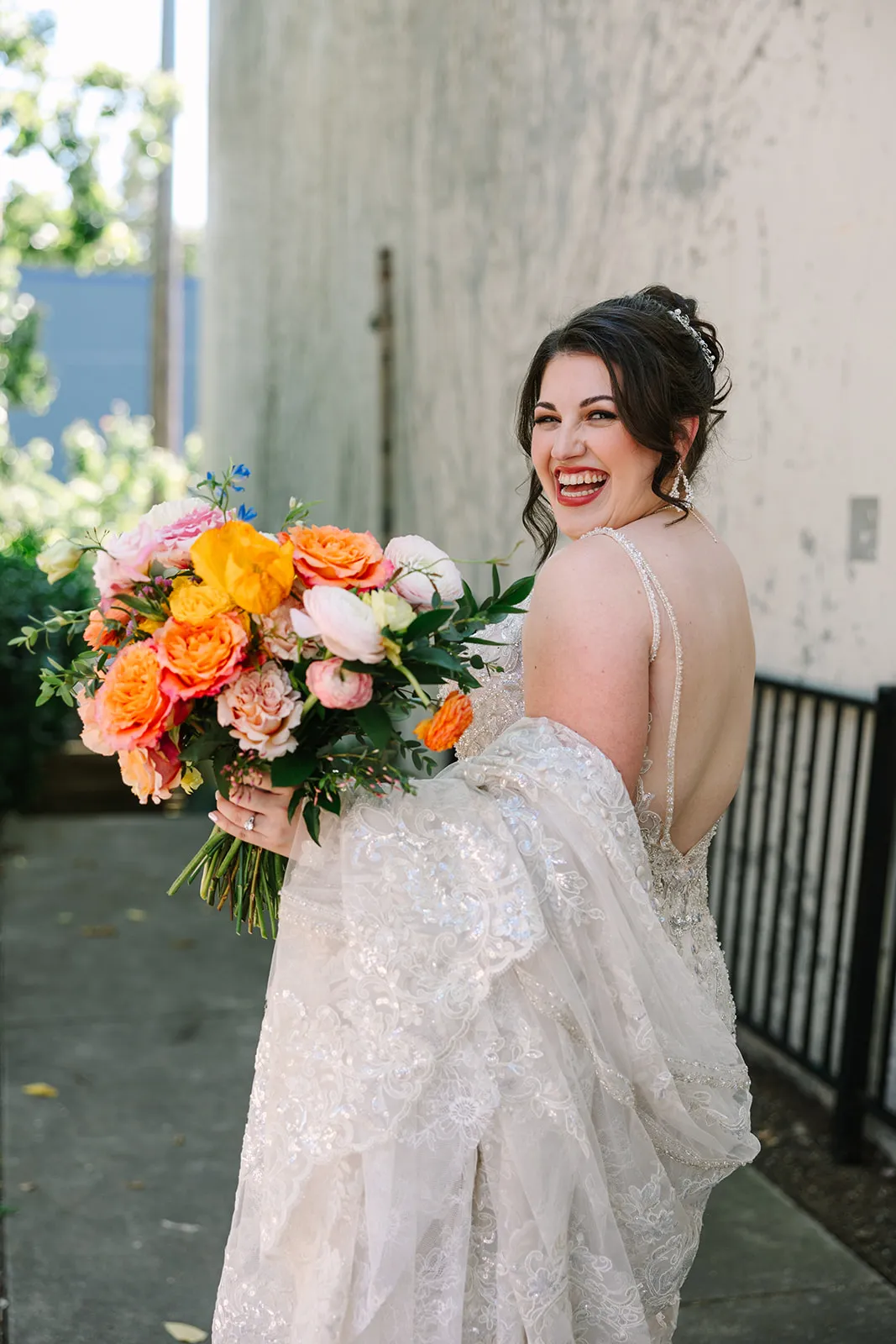 Real Poppy wedding — Megan + Griff at Freemont Foundr