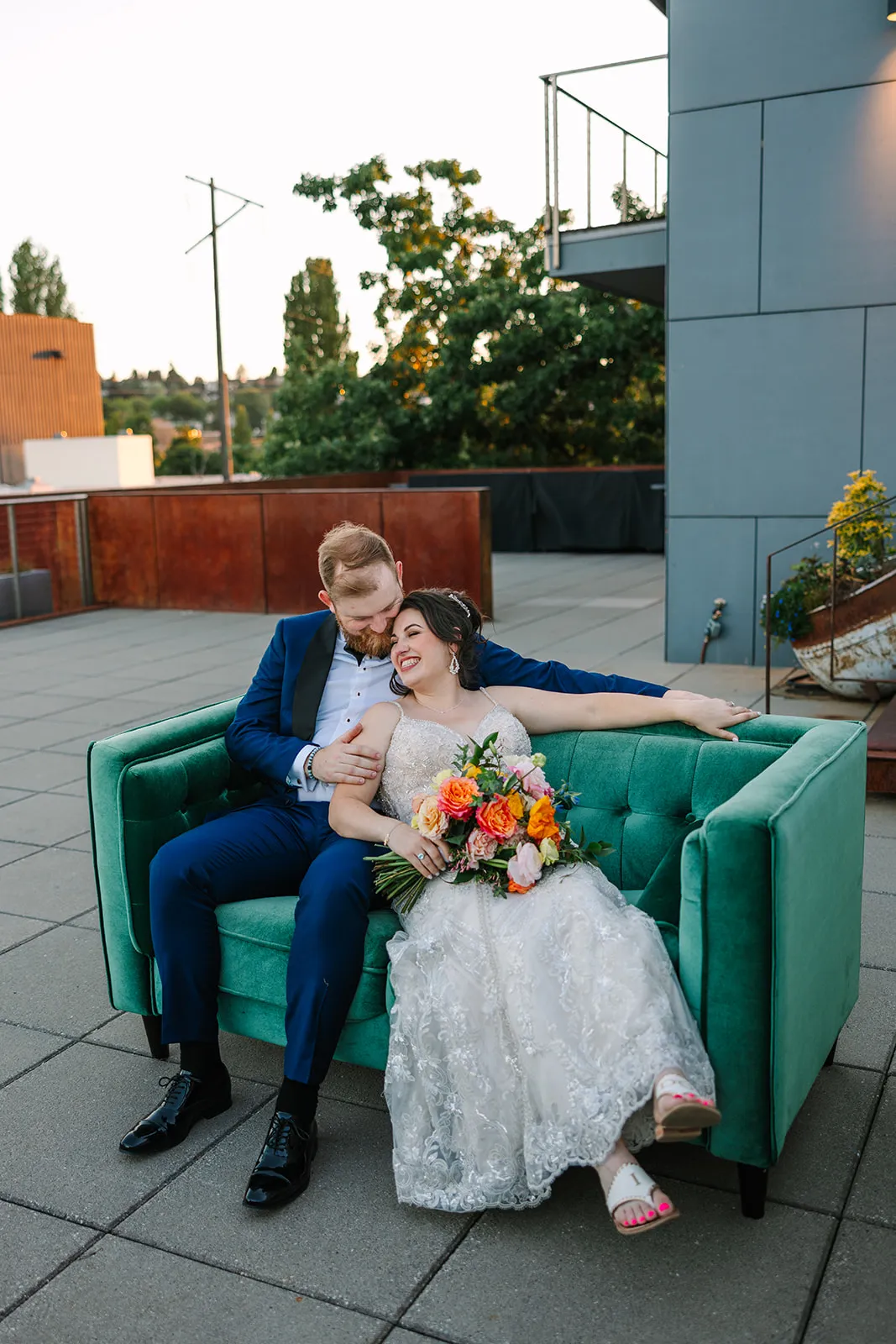 Real Poppy wedding — Megan + Griff at Freemont Foundr