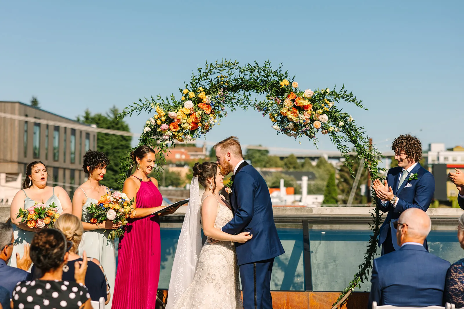 Real Poppy wedding — Megan + Griff at Freemont Foundr