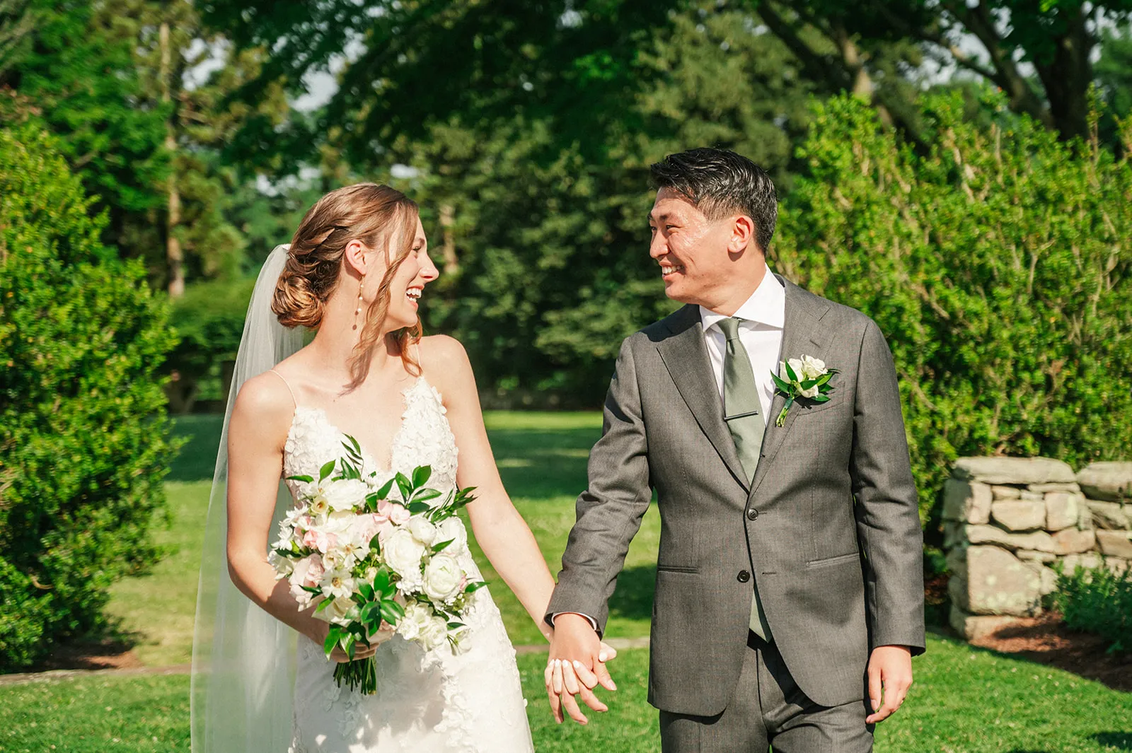 Real Poppy wedding — Alena + Junseo at Mount Hope Farm