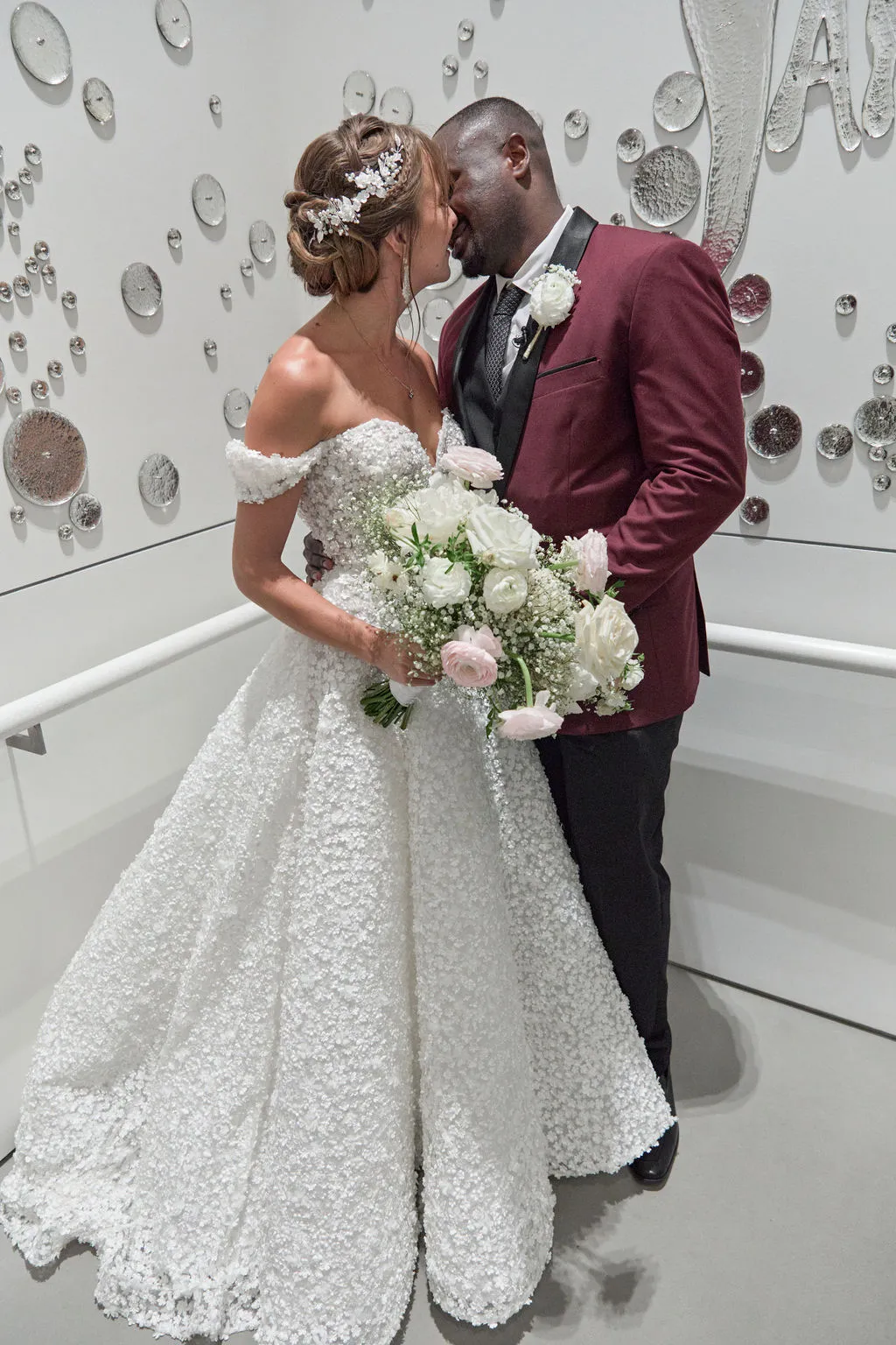 Real Poppy wedding — Abigail + Emmanuel at Norton Museum of Art