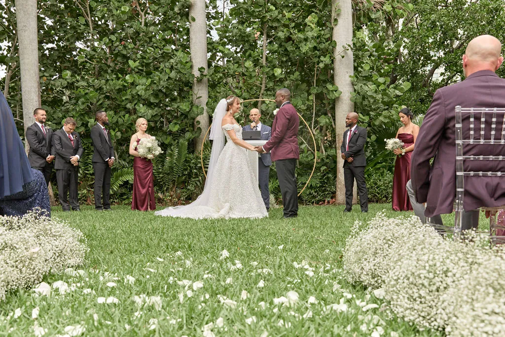 Real Poppy wedding — Abigail + Emmanuel at Norton Museum of Art