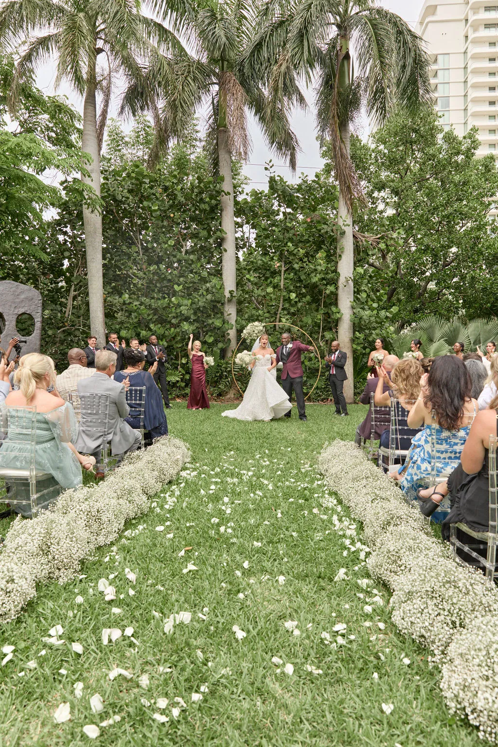 Real Poppy wedding — Abigail + Emmanuel at Norton Museum of Art