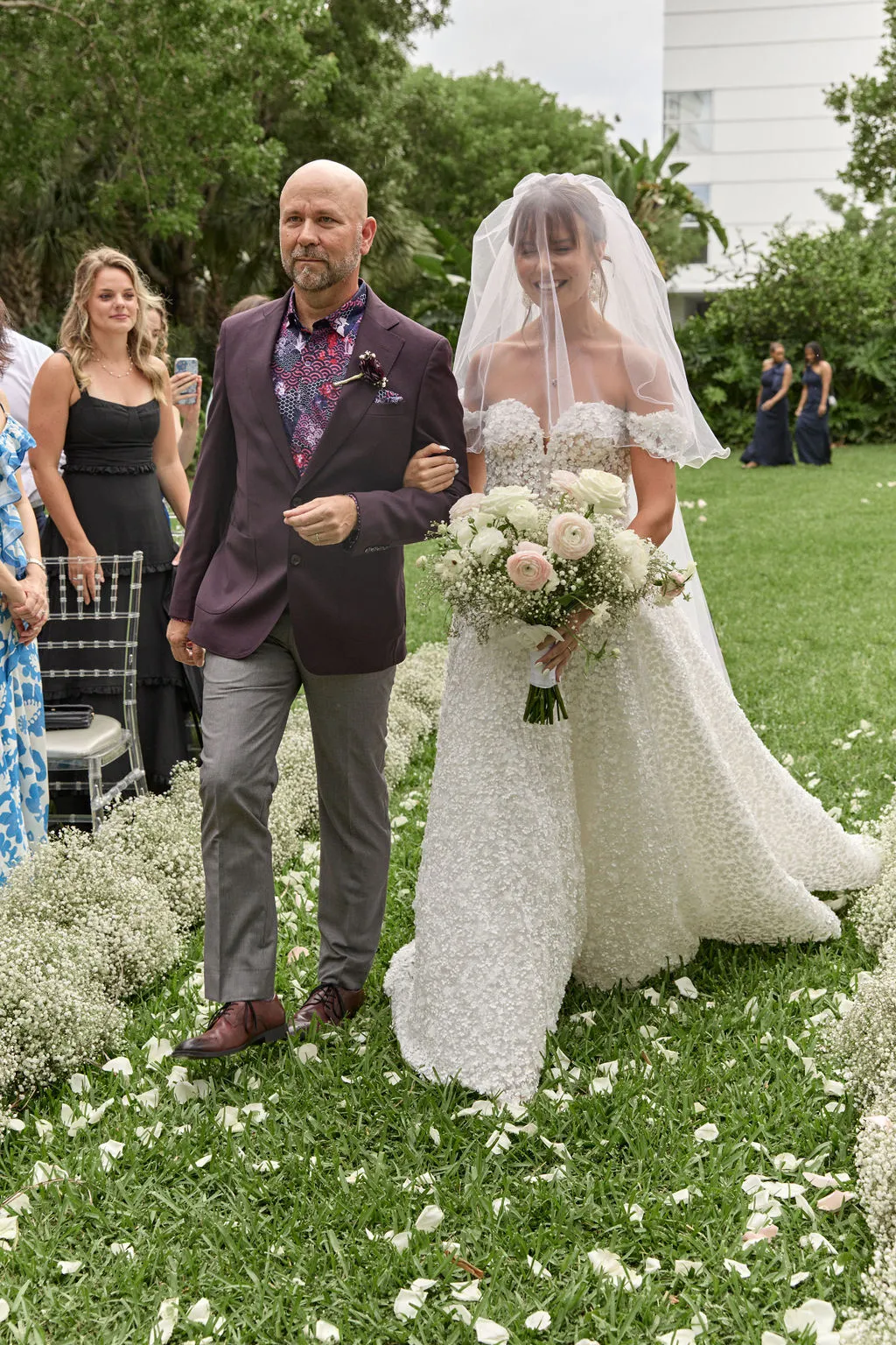 Real Poppy wedding — Abigail + Emmanuel at Norton Museum of Art
